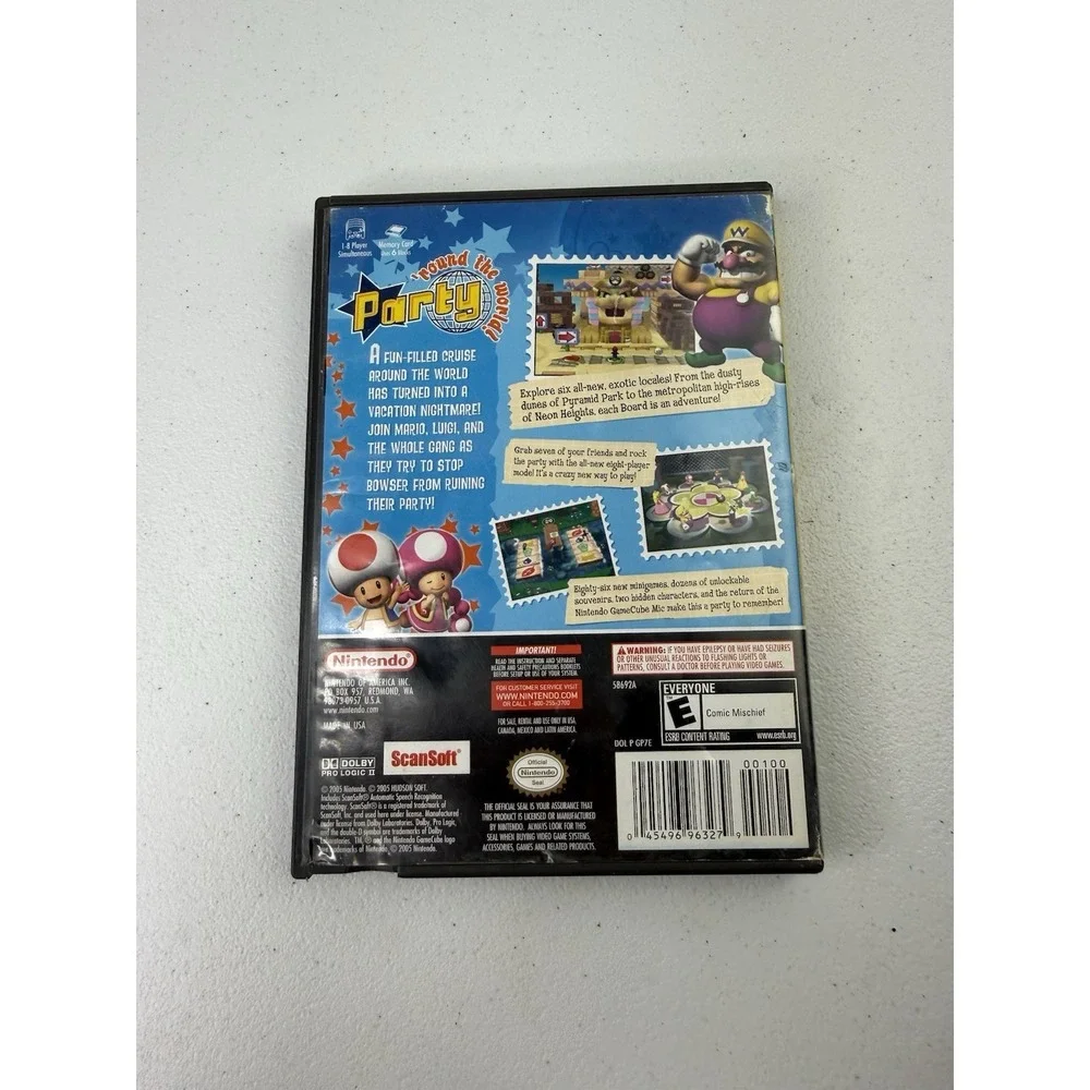 Mario Party 7 (Nintendo Gamecube 2005) No Manual Authentic Tested
